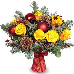 Фото товару Букет "Новорічний феєрверк"