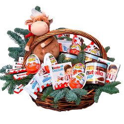 Фото товару Корзина "Пусть всё будет в шоколаде"