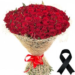 Фото товару 100 красных роз