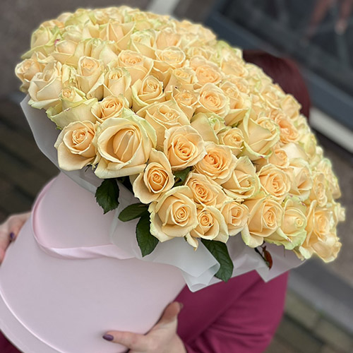 категория товаров 101 роза в коробке | «Букетик ИФ»